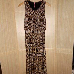 Magic Womens Tribal Print Sleeveless Maxi Dress Small